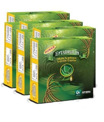 Picture of 12 Ervamatin Hair Lotion + 6 Amazon Organic Shampoo | Hair Care Value Pack