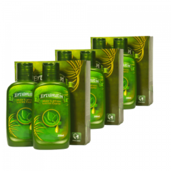 Picture of ERVAMATIN HAIR LOTION 6 BOTTLES + FREE AMAZON ORGANIC SHAMPOO BUNDLE